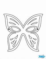 Mariposa Antifaz Mascaras sketch template