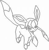Glaceon Pokemon Coloring Pages Template Deviantart Base Eevee Evolutions Avui Artists sketch template