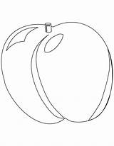 Coloring Pages Apricot sketch template