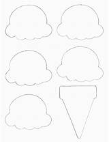 Template Ice Cream Cone Printable Kids Crafts Coloring Scoop Templates Cones Food Print Craft Scoops Paper Allkidsnetwork Project Theme Preschool sketch template