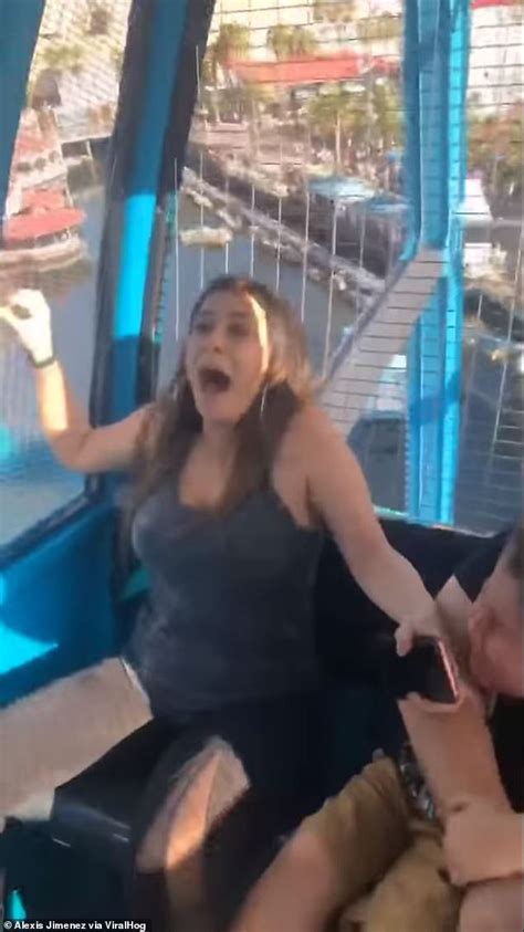 Hilarious Moment Terrified Woman Is Tricked Into Getting On A Swinging