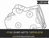 Oven Mitts Template Large Sponsored Links sketch template