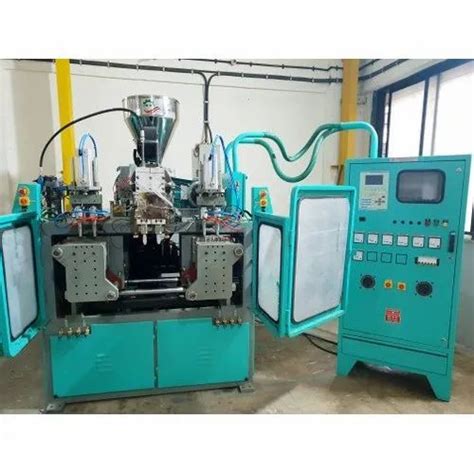 electric automatic 1 liter double head plastic blow moulding machine at