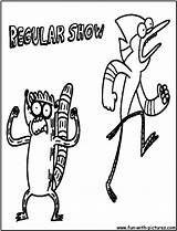 Coloring Regular Show Pages Network Cartoon Popular sketch template