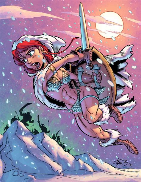 Red Sonja Reimagined As A Disney Style Warrior Princess