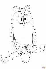 Dot Owl Coloring Printable Pages Dots Drawing Tutorials Skip Main Paper Colorings Through Search sketch template