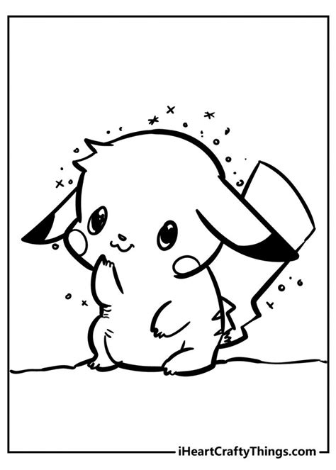 pikachu coloring pages   printables