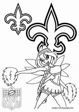Coloring Saints Pages Orleans Winx Nfl Print Browser Window sketch template
