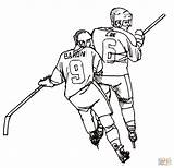 Kolorowanki Hockeyspieler Disegno Ausmalbild Giocatore Hokej Eishockeyspieler Stampare Giocatori Dzieci Alto Inspirant Devils Kategorien sketch template