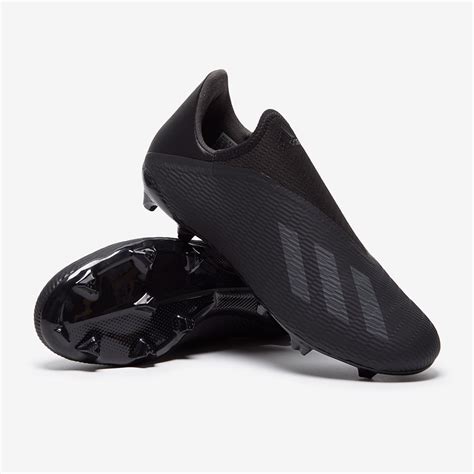 adidas   laceless fg core blackutility blackmetallic silver firm ground mens boots