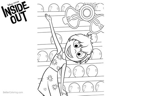 joy  disney   coloring pages  printable coloring pages