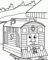 Coloring Thomas Pages Railroad Magic Tank Engine Printable Popular sketch template
