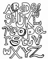 Coloring Pages Block Letter Alphabet Letters Printable Getcolorings Color sketch template