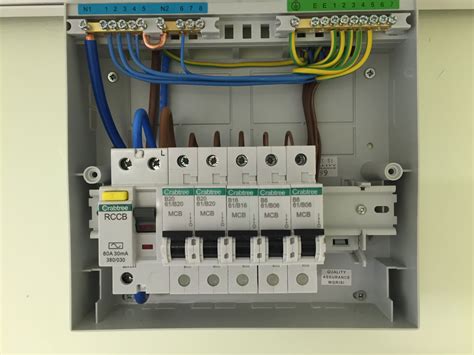 wiring diagram  rcd garage consumer unit wiring diagram