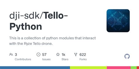 github dji sdktello python    collection  python modules  interact