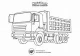 Coloring Tipper Pages Colouring Truck Printable Mixer Sheets Choose Board sketch template