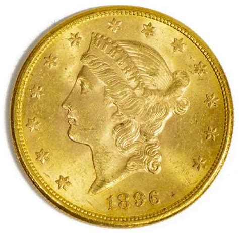 gold twenty dollar  liberty head coin