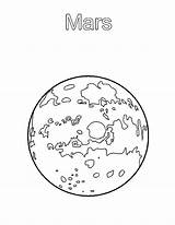 Mars Coloring Planet Pages Drawing Color Venus Outline Printable Planets Getcolorings Exploration Luna Draw Drawings Getdrawings Paintingvalley Print sketch template