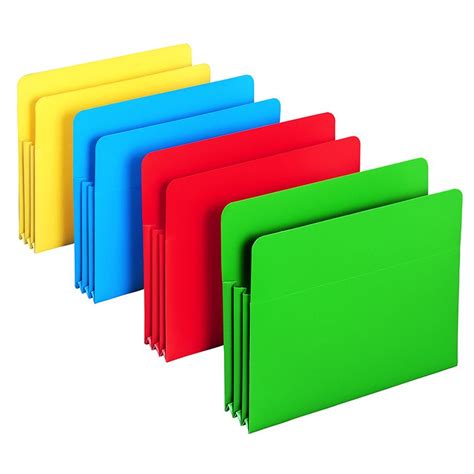 poly file pockets       colors
