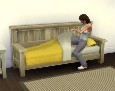 Mod The Sims The Missionary Day Bed Frame