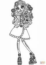 Monster High Skelita Coloring Pages Calaveras Super Colouring Colors sketch template