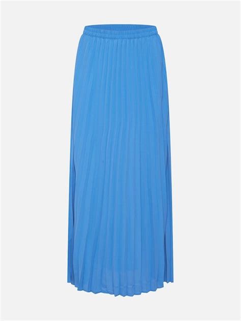 rok onlphoebe long plisse skirt wvn  blauw bij   bestellen gratis verzending