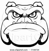 Bulldog Mean Face Cartoon Clipart Vector Bulldogs Coloring Drawing Outlined Thoman Cory 2021 Getdrawings Regarding Notes Clipground sketch template