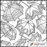 Coloring Pages Adults Umbrella Choose Board Sheets sketch template