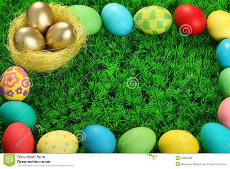 easter eggs collection stock image image  easter background