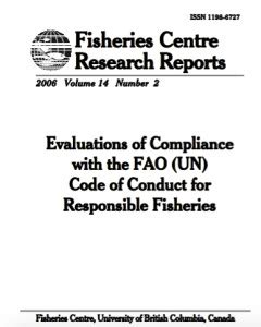 fcrr evaluations  compliance   fao  code  conduct