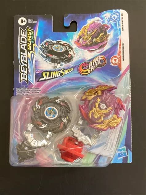beyblade burst surge dual collection pack zone balkesh   wraith driger   picclick