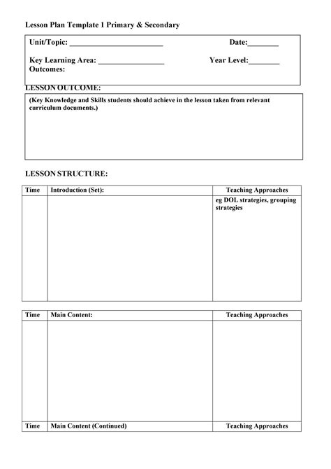 lesson plan templates atnew concept