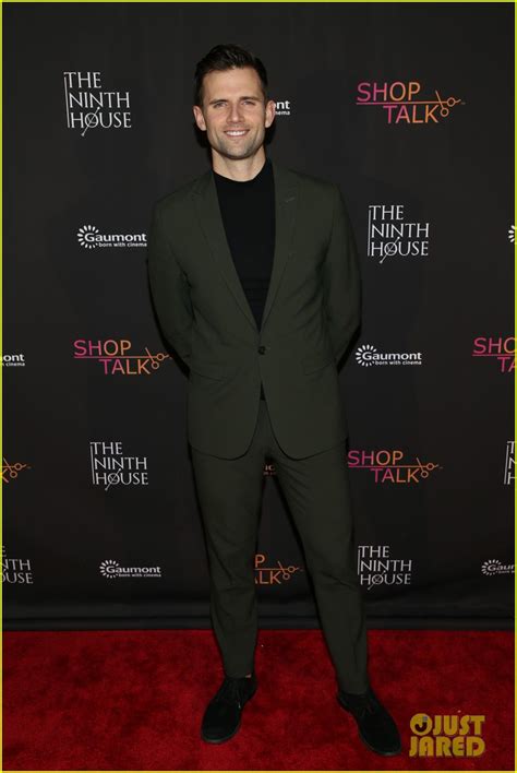 kyle dean massey suits up for the premiere of his new christmas movie