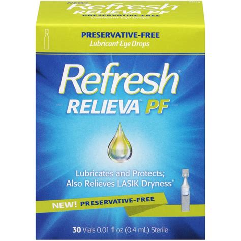 Refresh Relieva™ Pf Lubricant Eye Drops 30 Vials Vitacost