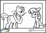 Coloring Pages Pony Little Big Mlp Colors Team Cheerilee Macintosh sketch template