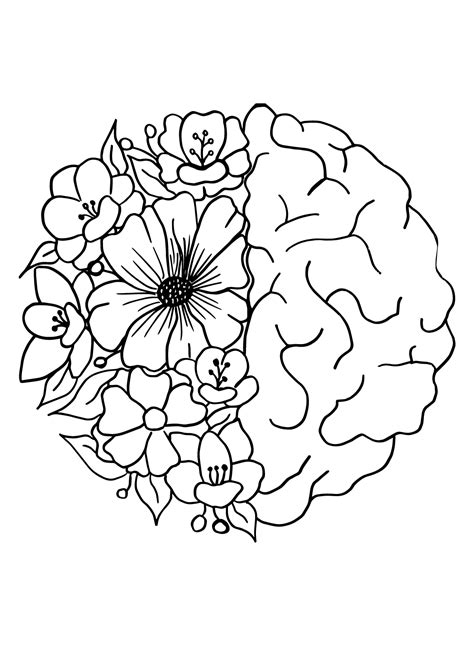 coloring pages  mental health