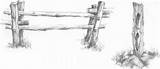 Fence Sketch Posts Drawing Post Farm Draw Charcoal Nature Sketches Collection Paintingvalley Remnants X22 Guba Sr Robert sketch template