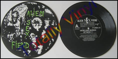 totally vinyl records alien sex fiend dead and buried attack 7 inch picture disc