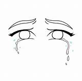 Tears Drawing Eyes Draw Easy Sketch Watery Really Drawings Crying Anime Eye Step Cry Sad Tutorial Paintingvalley Sketches Girl Drawn sketch template