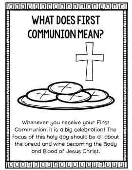 holy communion preparation worksheets