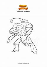 Colorare Gigamax Ausmalbilder Genesect Toxtricity Supercolored Dialga sketch template