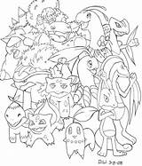 Coloring Starters sketch template