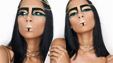 Cleopatra Egyptian Princess Halloween Makeup Youtube