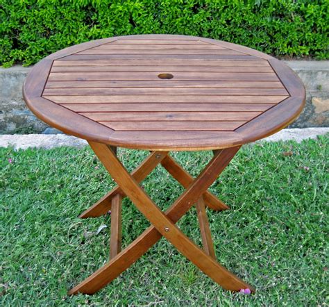 wooden folding table  curved legs