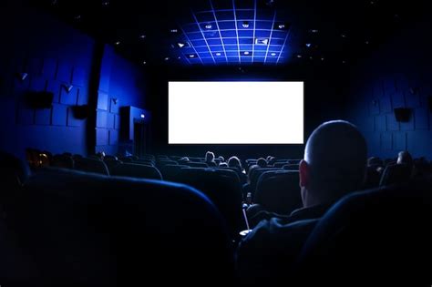 premium photo cinema  theater   auditorium people watching