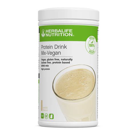 Protein Drink Mix Vegan Vanilla 560g Herbalife Nutrition Uk