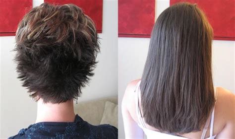 Hair Extensions Short Hair Before And After Hair Extensions For Short