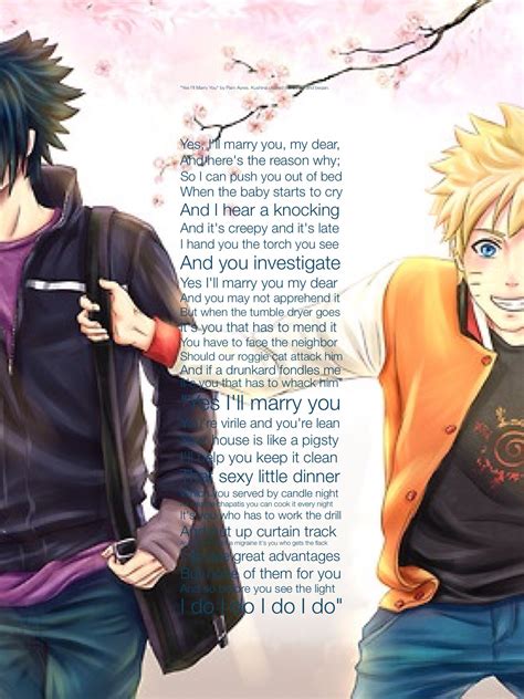 read this off of a sasunaru fan fiction and hope to one day say it at