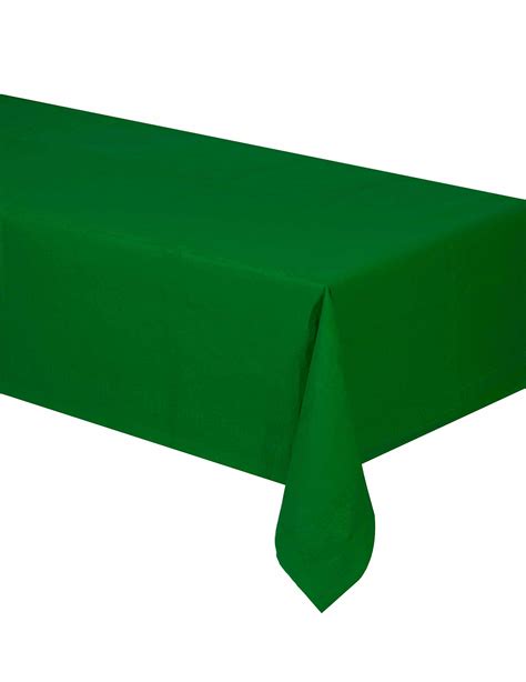groen papieren tafelkleed decoratieen goedkope carnavalskleding vegaoo