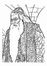 Coloring Pages Potter Dumbledore Harry Colouring Albus Template Choose Board sketch template
